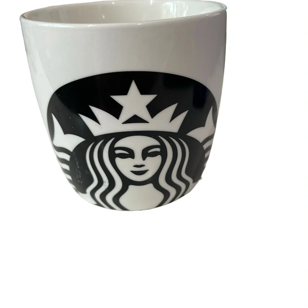 Starbucks 14 Ounce Coffee mug Siren Mermaid  Mug White Ceramic Barrel 2017